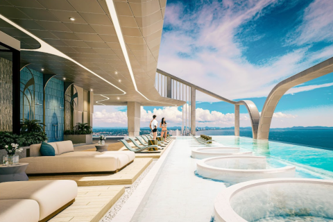 Квартира в Паттайе, Таиланд с 2 комнатами № 130418 - фото 18