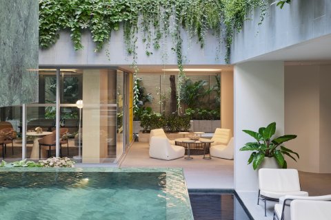 Кондоминиум с 1 спальней в Ваттхане, Бангкок, Таиланд № 126396 - фото 3