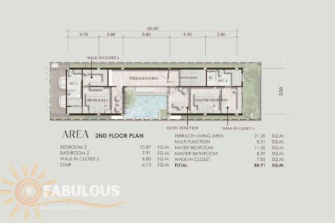 Вилла в Пхукете, Таиланд с 3 спальнями  № 124270 - фото 11