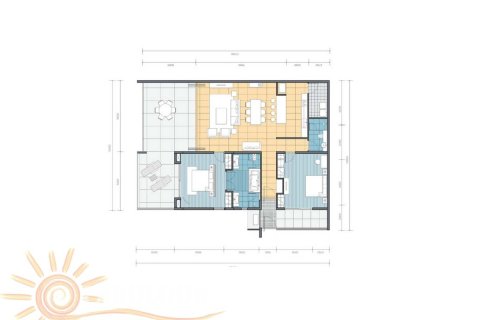 Кондоминиум с 2 спальнями в Кароне, Таиланд № 124273 - фото 25