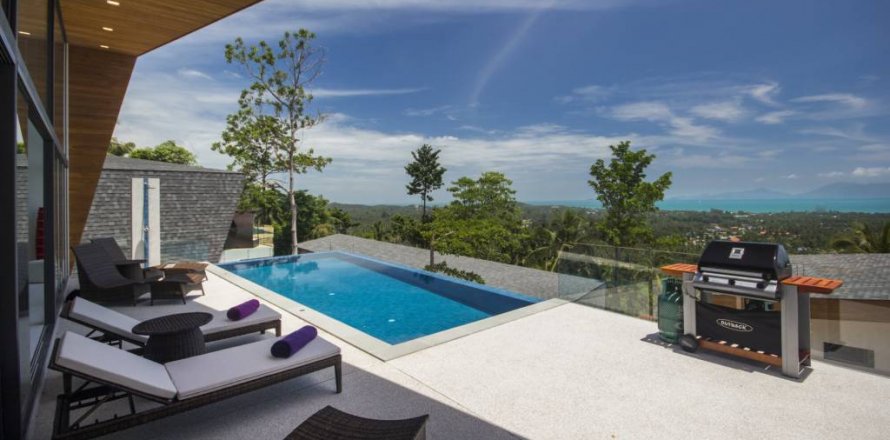 Вилла в Самуи, Таиланд с 4 спальнями  № 132497