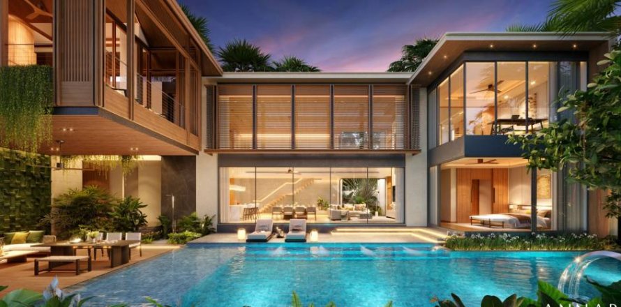 Вилла в Банг Тао, Таиланд с 5 спальнями  № 124429