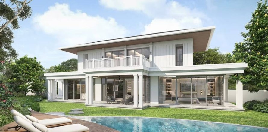 Villa à Hua Hin, Thaïlande 3 chambres № 124786