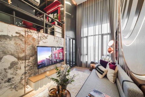 Дуплекс в Дин Даенге, Бангкок, Таиланд с 1 спальней  № 105009 - фото 1