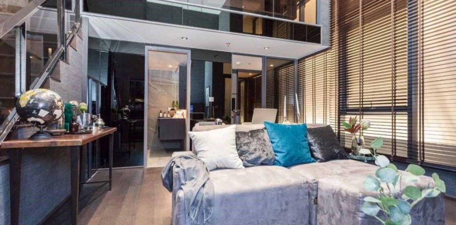 Лофт в Бангкоке, Таиланд с 1 спальней № 104218