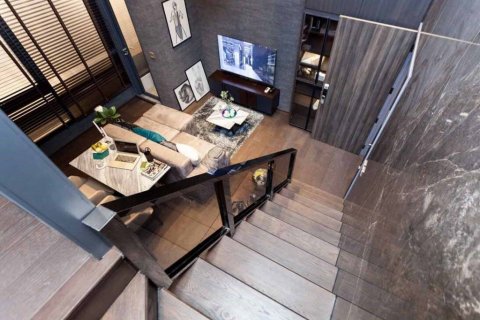 Лофт в Бангкоке, Таиланд с 1 спальней № 104218 - фото 9