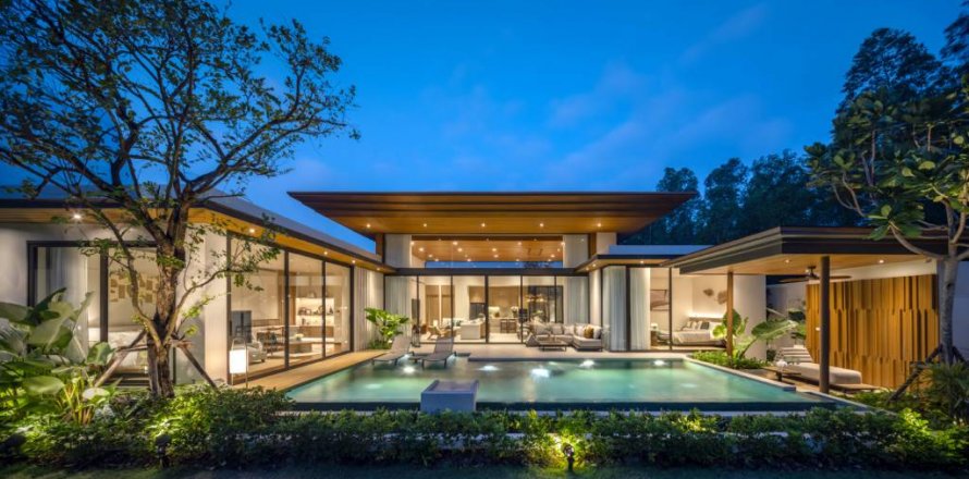 Вилла в Банг Тао, Таиланд с 4 спальнями  № 86495