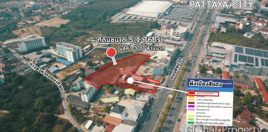 Land in Pattaya, Thailand № 132319