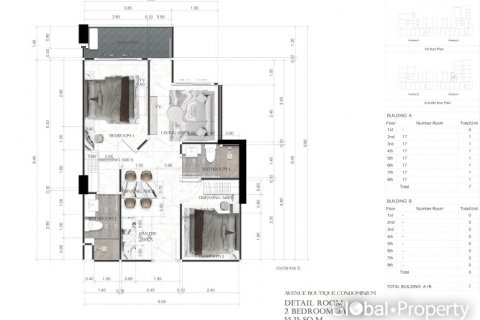 Condo à Pattaya, Thaïlande, 2 chambres  № 125763 - photo 26