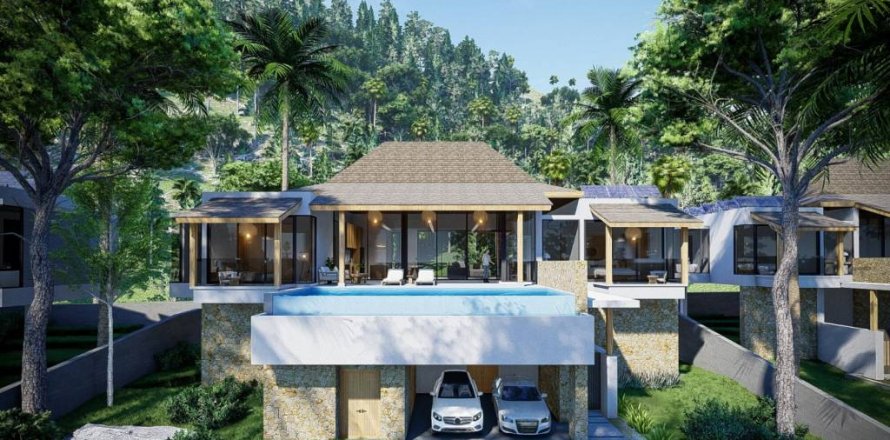 Вилла в Самуи, Таиланд с 3 спальнями  № 125948