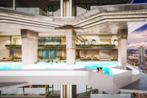 Кондоминиум с 1 спальней на Пляж Джомтьен, Паттайя, Таиланд № 119419 - фото 12