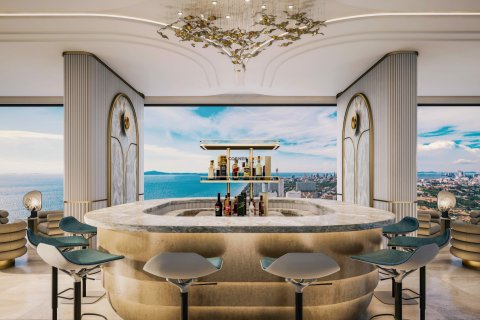 Кондоминиум с 1 спальней на Пляж Джомтьен, Паттайя, Таиланд № 119419 - фото 16