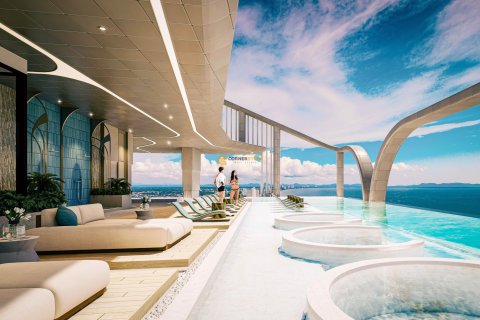 Кондоминиум с 1 спальней на Пляж Джомтьен, Паттайя, Таиланд № 119419 - фото 17