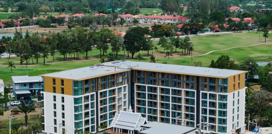 Кондоминиум с 2 комнатами в Банг Тао, Таиланд в The Ozone Lagunia Condominium № 70785