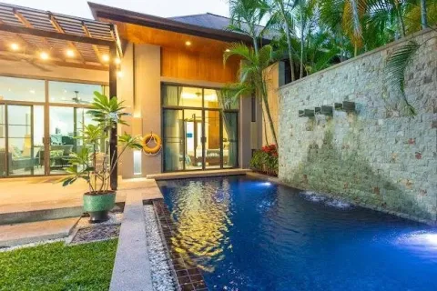 Дом на Пляже Най Харн, Таиланд с 3 спальнями  № 120757