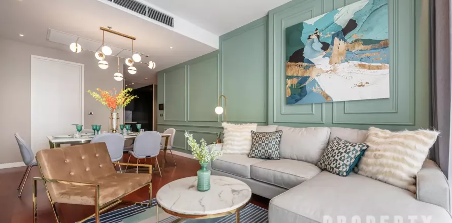 Кондоминиум с 2 спальнями в Ваттхане, Бангкок, Таиланд № 123747