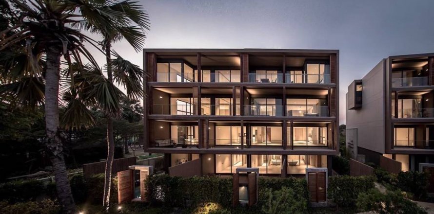 Дуплекс в Ча-аме, Таиланд с 3 спальнями  № 125847