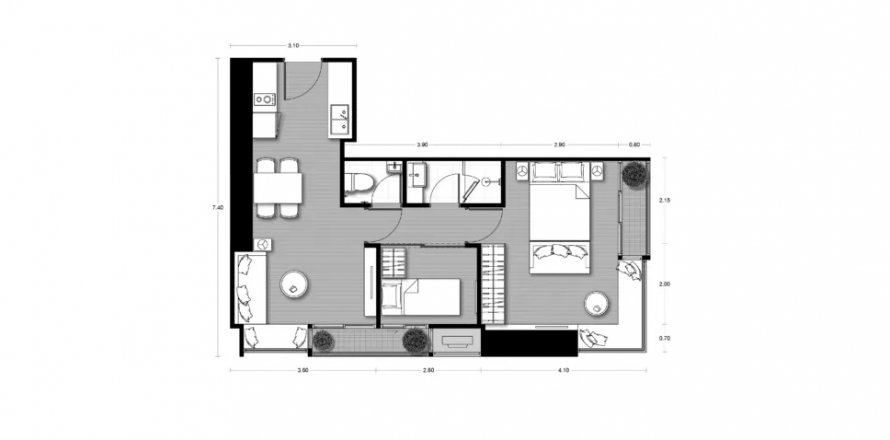 ЖК Noble Form Thonglor в Бангкоке, Таиланд № 85324 - фото 1