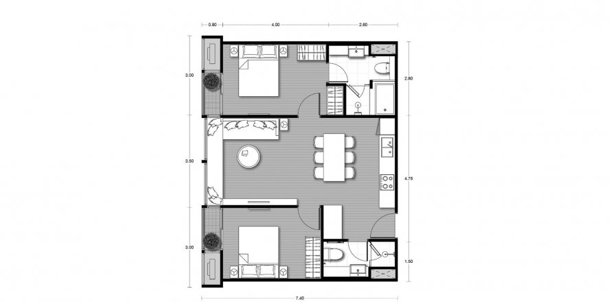 ЖК Noble Form Thonglor в Бангкоке, Таиланд № 85324 - фото 1