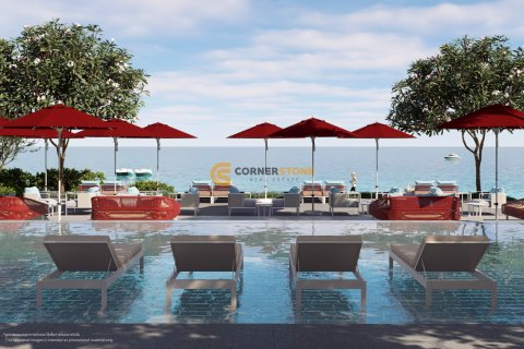 Студия в кондо на Пляж Джомтьен, Паттайя, Таиланд № 132133 - фото 2