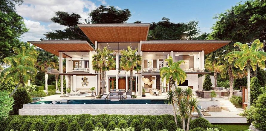 Вилла в Май Кхао, Таиланд с 4 спальнями  № 86376