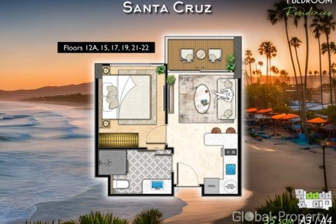 Condo à Pattaya, Thaïlande, 1 chambre  № 124854 - photo 10