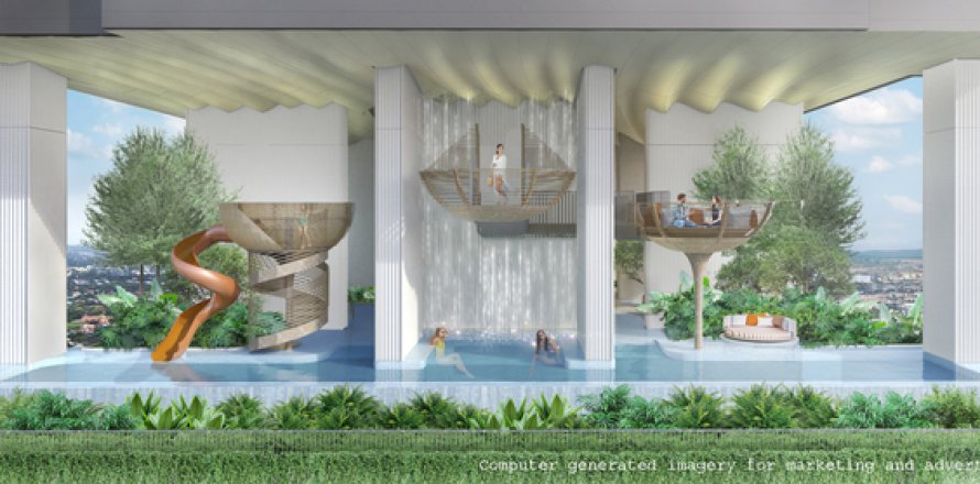 Квартира в Паттайе, Таиланд с 4 комнатами  № 123276