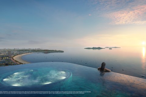 Квартира в Паттайе, Таиланд с 3 комнатами  № 123275 - фото 10