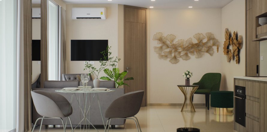 Квартира в Паттайе, Таиланд с 3 комнатами  № 123271