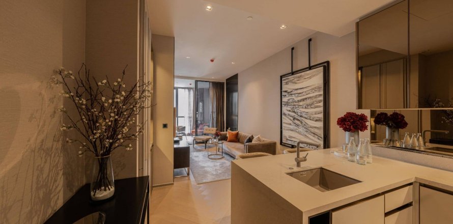 Квартира в The Reserve Sathorn, Бангкок, Таиланд с 1 спальней  № 130799