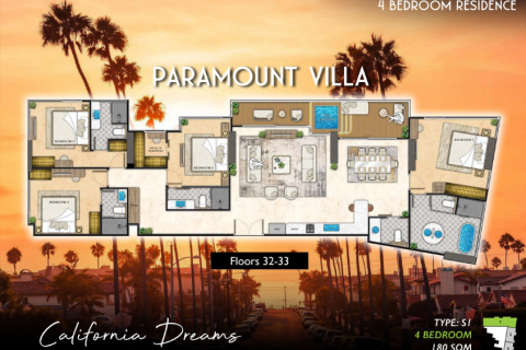 Квартира в Паттайе, Таиланд с 5 комнатами  № 123282 - фото 1