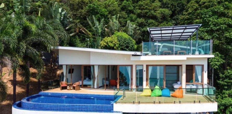 Вилла в Самуи, Таиланд с 3 спальнями  № 124780