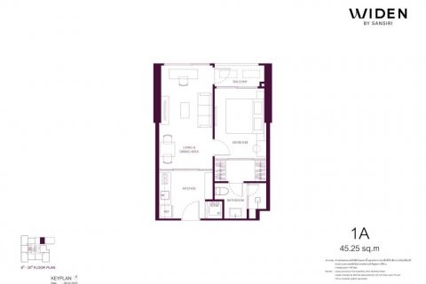 Condo in Bangkok, Thailand, 1 bedroom № 132587 - photo 1