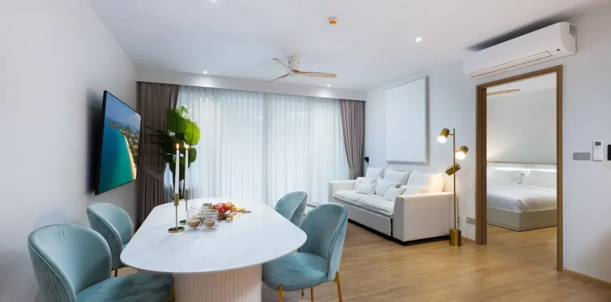 Condo à Bang Tao, Thaïlande, 2 chambres  № 132088