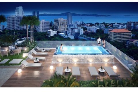 Квартира в Паттайе, Таиланд с 2 комнатами  № 130429 - фото 12