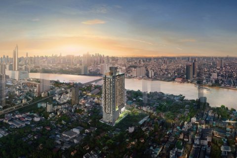 Condo in Khlong San, Bangkok, Thailand, 2 bedrooms  № 126433 - photo 1