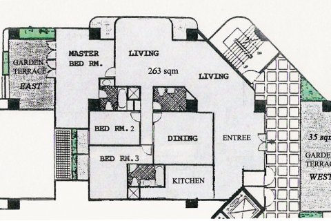 Condo à Bangkok, Thaïlande, 3 chambres  № 143510 - photo 13