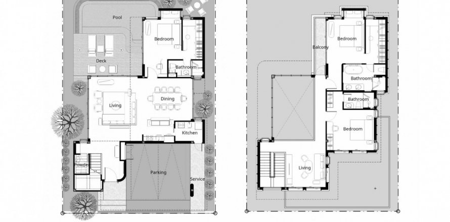 Hors-plan Sri Panwa Lagoon à Bang Tao, Thaïlande № 130567 - photo 1