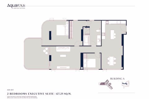 Квартира на Пляж Джомтьен, Паттайя, Таиланд с 2 спальнями  № 120232 - фото 28