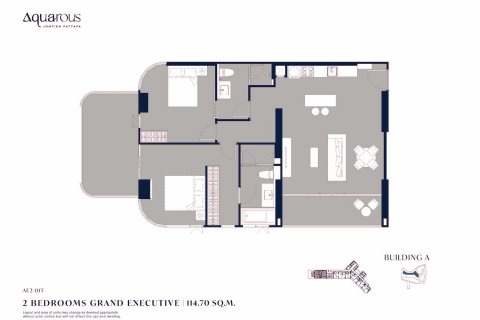 Квартира на Пляж Джомтьен, Паттайя, Таиланд с 2 спальнями  № 120232 - фото 23