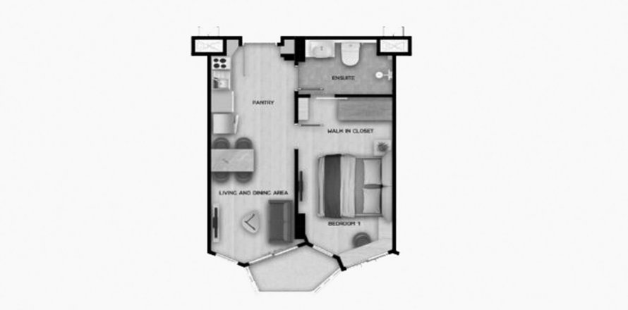 Hors-plan Aura Condominium à Phuket, Thaïlande № 101219 - photo 1