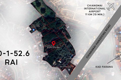 Land in Chiang Mai, Thailand 2400 sq.m. № 122812