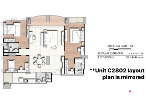 Condo in Watthana, Bangkok, Thailand, 3 bedrooms  № 123896 - photo 2