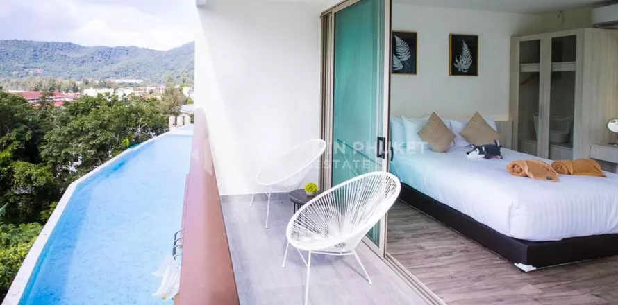 Кондоминиум с 1 спальней в Камале, Таиланд № 131510