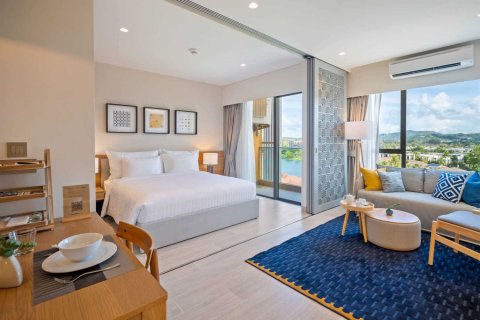 Кондоминиум с 1 спальней в Банг Тао, Таиланд № 125602 - фото 2