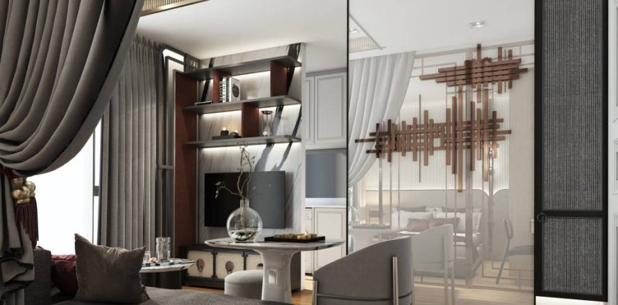 Пентхаус в Бангкоке, Таиланд с 1 спальней  № 86588