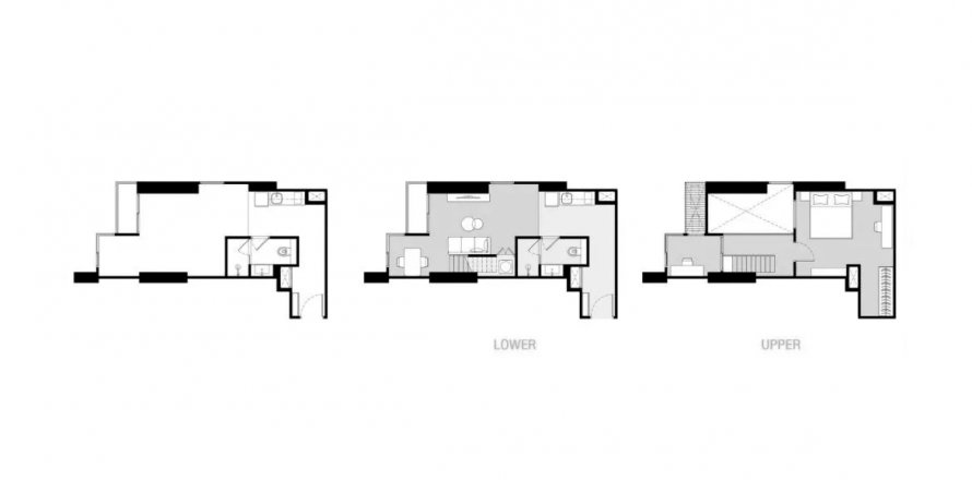 Планировка Квартиры «1BR-11» 1 спальня в ЖК Culture Chula