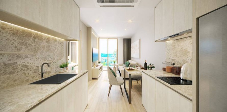 Condo à Bang Tao, Thaïlande, 1 chambre  № 104481