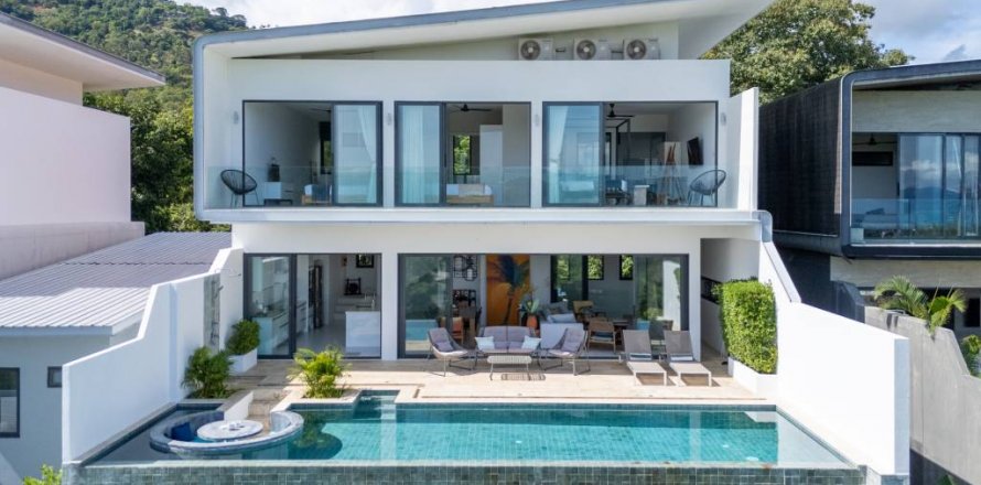 Вилла в Самуи, Таиланд с 3 спальнями  № 124514