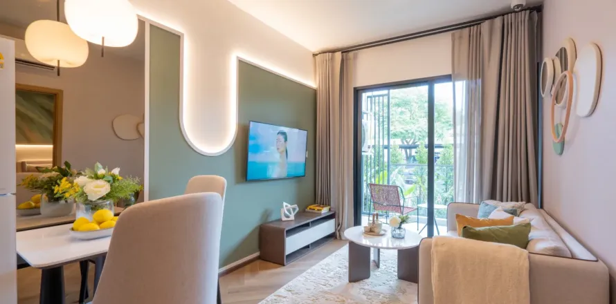 Condo à Bang Tao, Thaïlande, 1 chambre  № 120814